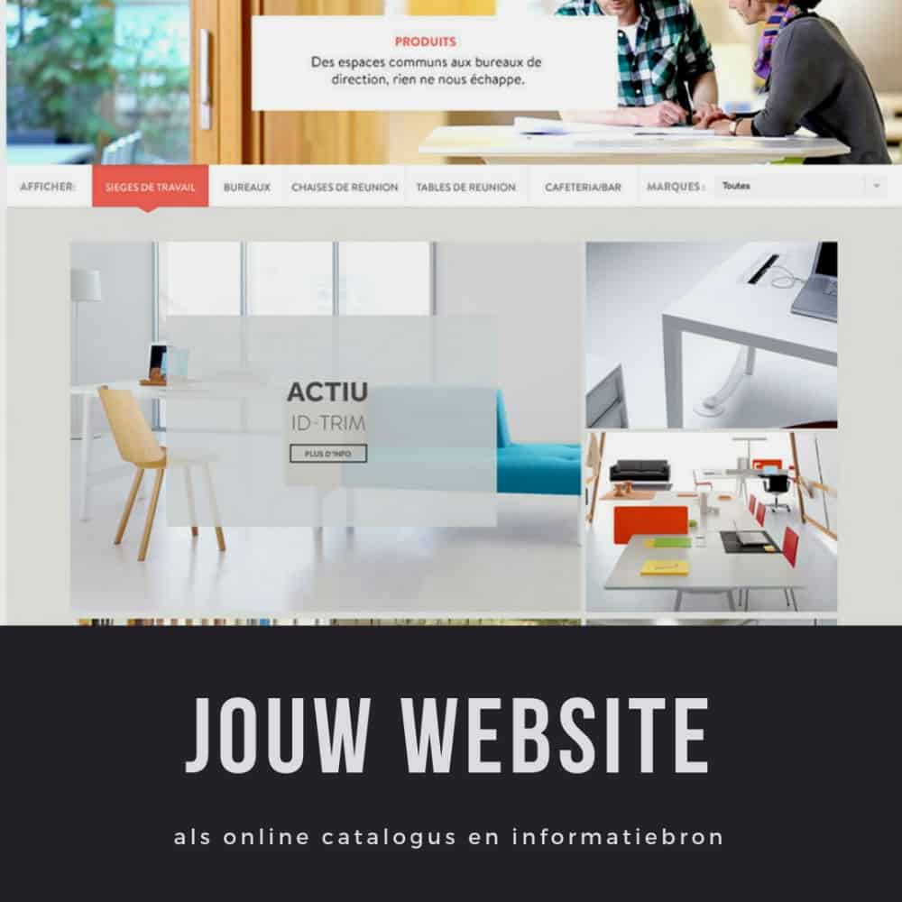 Jouw website als online catalogus en informatiebron