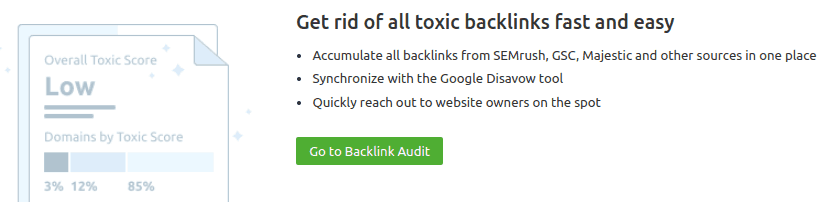 Backlink audit voor toxic links