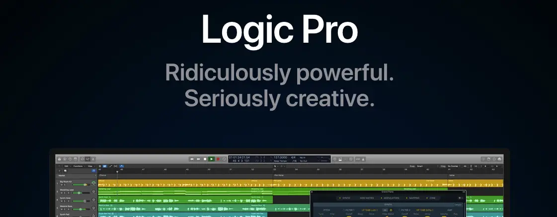 Beste podcastsoftware voor Mac: Logic Pro X