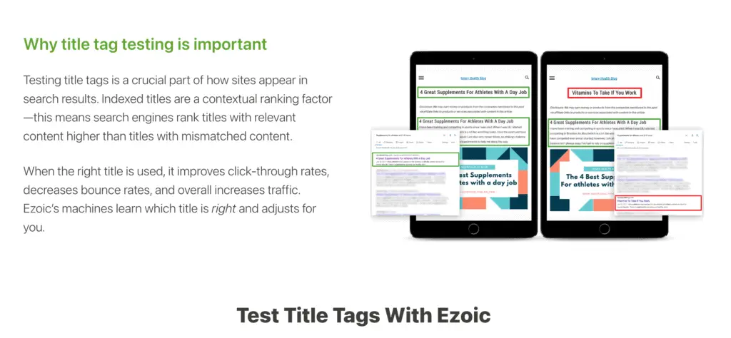 SEO tag tester binnen de NicheIQ suite