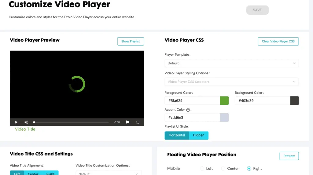 Customize humix video player